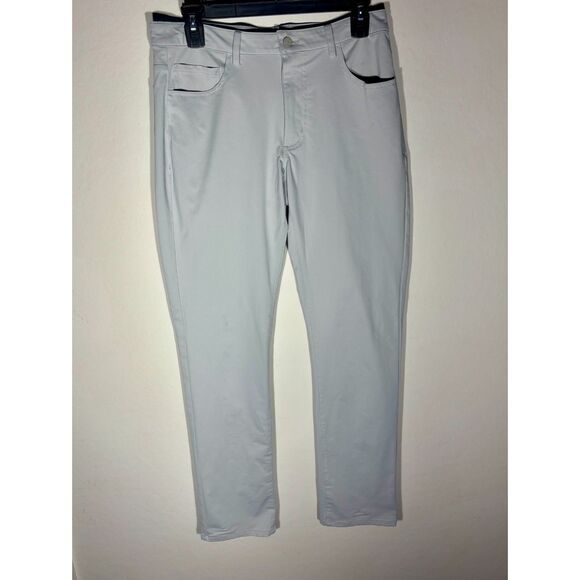 Graham Luxe Men’s Light Grey Performance Golf Pants 30x32 - Picture 1 of 6